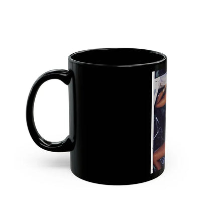 Barbara Carrera #79 - Playboy Mag. March '82 Photo (Vintage Female Icon) Black Coffee Mug - Go Mug Yourself
