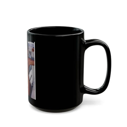 Barbara Carrera #79 - Playboy Mag. March '82 Photo (Vintage Female Icon) Black Coffee Mug - Go Mug Yourself