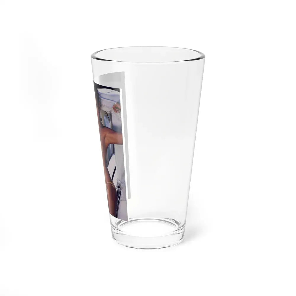 Barbara Carrera #79 - Playboy Mag. March '82 Photo (Vintage Female Icon) Pint Glass 16oz - Go Mug Yourself