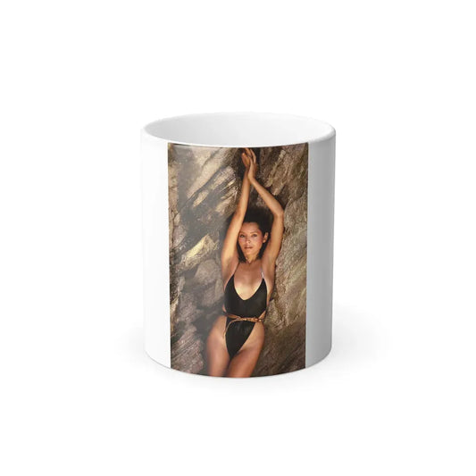 Barbara Carrera #81 (Vintage Female Icon) Color Changing Mug 11oz 11oz - Go Mug Yourself