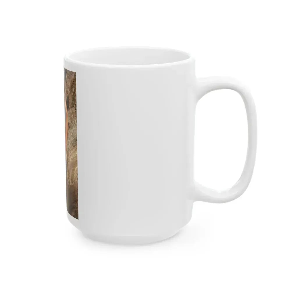 Barbara Carrera #81 (Vintage Female Icon) White Coffee Mug - Go Mug Yourself
