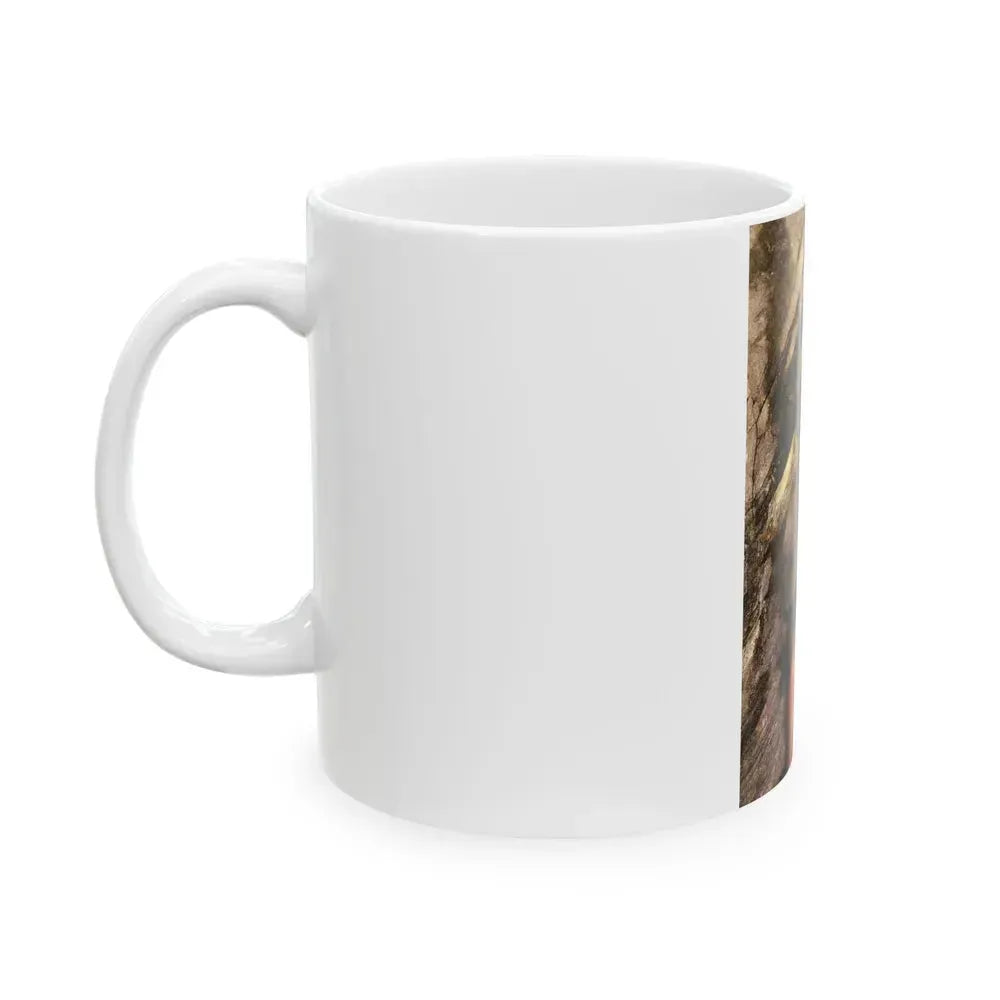 Barbara Carrera #81 (Vintage Female Icon) White Coffee Mug - Go Mug Yourself