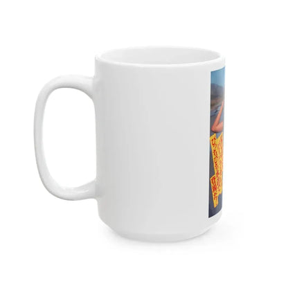 Barbara Carrera #82 (Vintage Female Icon) White Coffee Mug - Go Mug Yourself