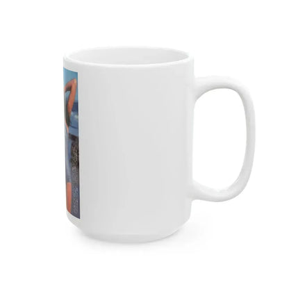 Barbara Carrera #82 (Vintage Female Icon) White Coffee Mug - Go Mug Yourself