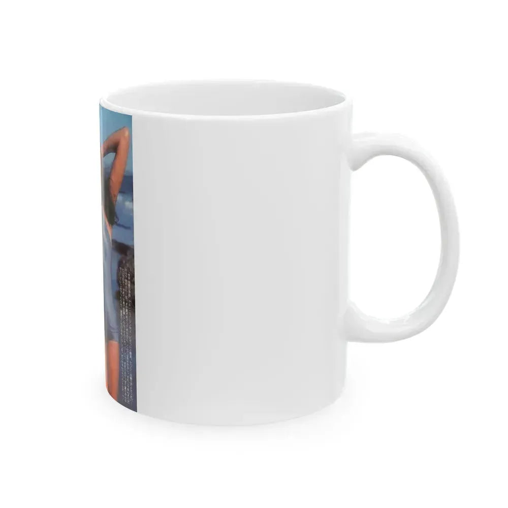 Barbara Carrera #82 (Vintage Female Icon) White Coffee Mug - Go Mug Yourself