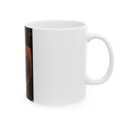 Barbara Carrera #87 (Vintage Female Icon) White Coffee Mug - Go Mug Yourself