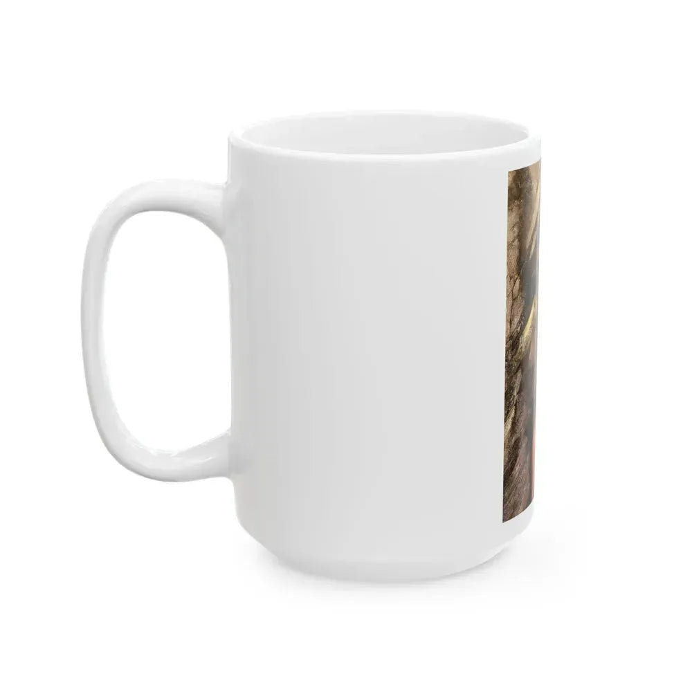 Barbara Carrera #89 (Vintage Female Icon) White Coffee Mug - Go Mug Yourself