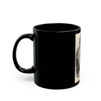 Barbara Carrera #90 (Vintage Female Icon) Black Coffee Mug - Go Mug Yourself