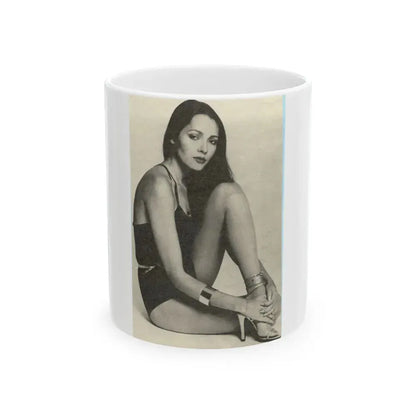 Barbara Carrera #90 (Vintage Female Icon) White Coffee Mug 11oz - Go Mug Yourself