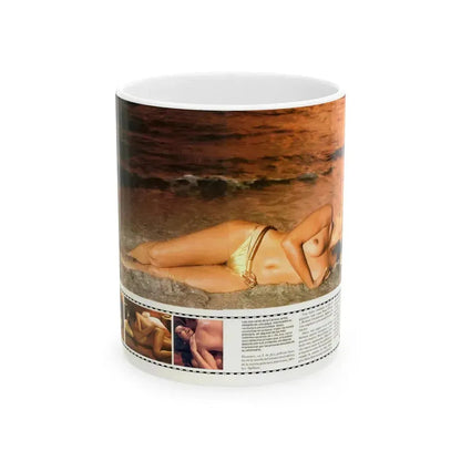 Barbara Carrera #92 (Vintage Female Icon) White Coffee Mug 11oz - Go Mug Yourself