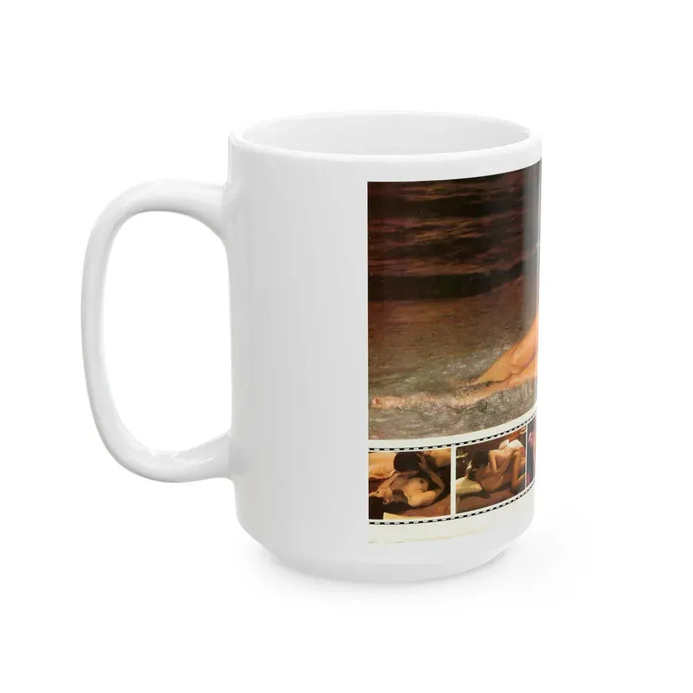 Barbara Carrera #92 (Vintage Female Icon) White Coffee Mug - Go Mug Yourself