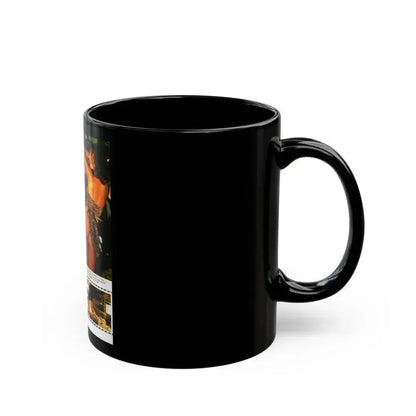 Barbara Carrera #93 (Vintage Female Icon) Black Coffee Mug - Go Mug Yourself