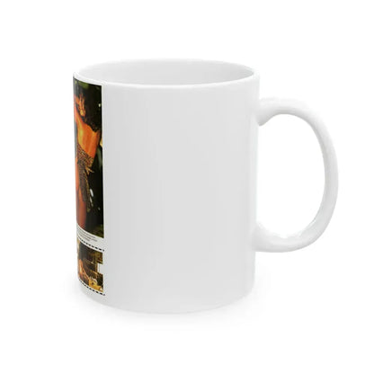 Barbara Carrera #93 (Vintage Female Icon) White Coffee Mug - Go Mug Yourself