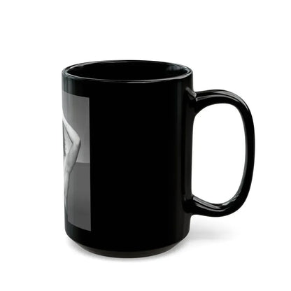 Barbara Carrera #94 (Vintage Female Icon) Black Coffee Mug - Go Mug Yourself