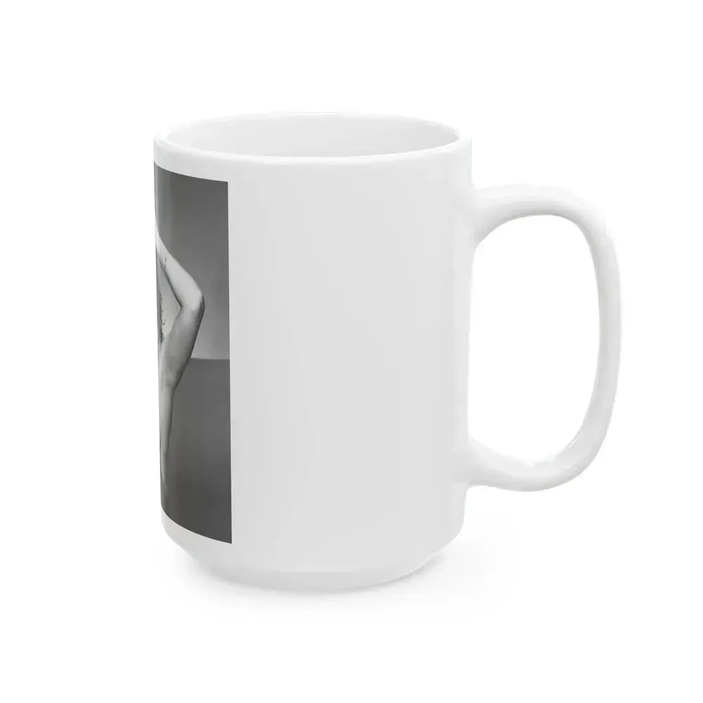 Barbara Carrera #94 (Vintage Female Icon) White Coffee Mug - Go Mug Yourself