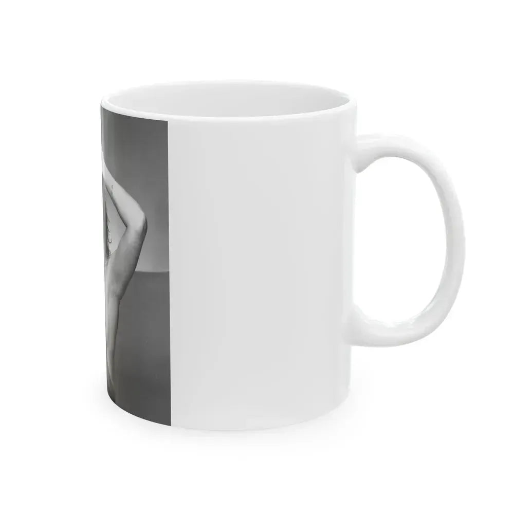 Barbara Carrera #94 (Vintage Female Icon) White Coffee Mug - Go Mug Yourself