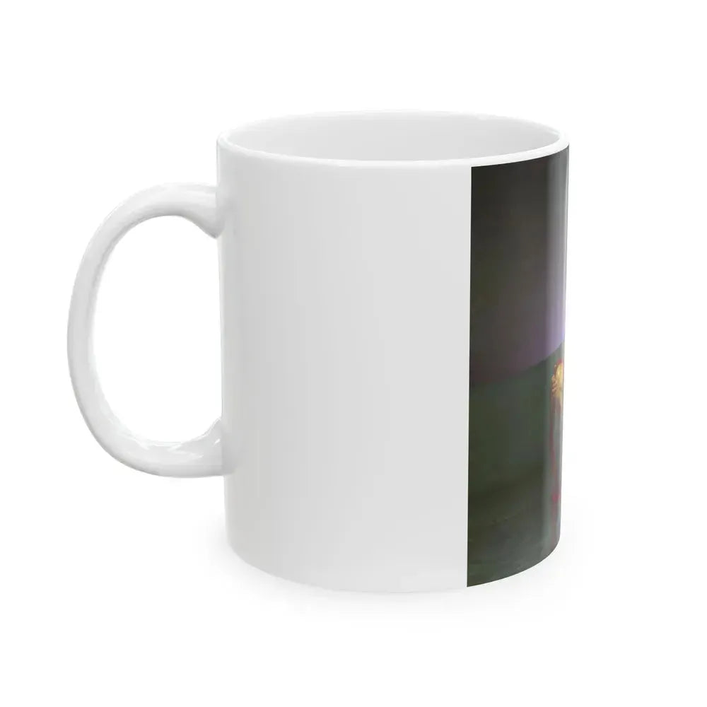 Barbara Carrera #95 (Vintage Female Icon) White Coffee Mug - Go Mug Yourself