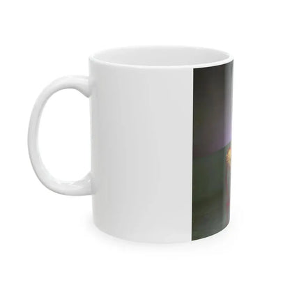 Barbara Carrera #95 (Vintage Female Icon) White Coffee Mug - Go Mug Yourself