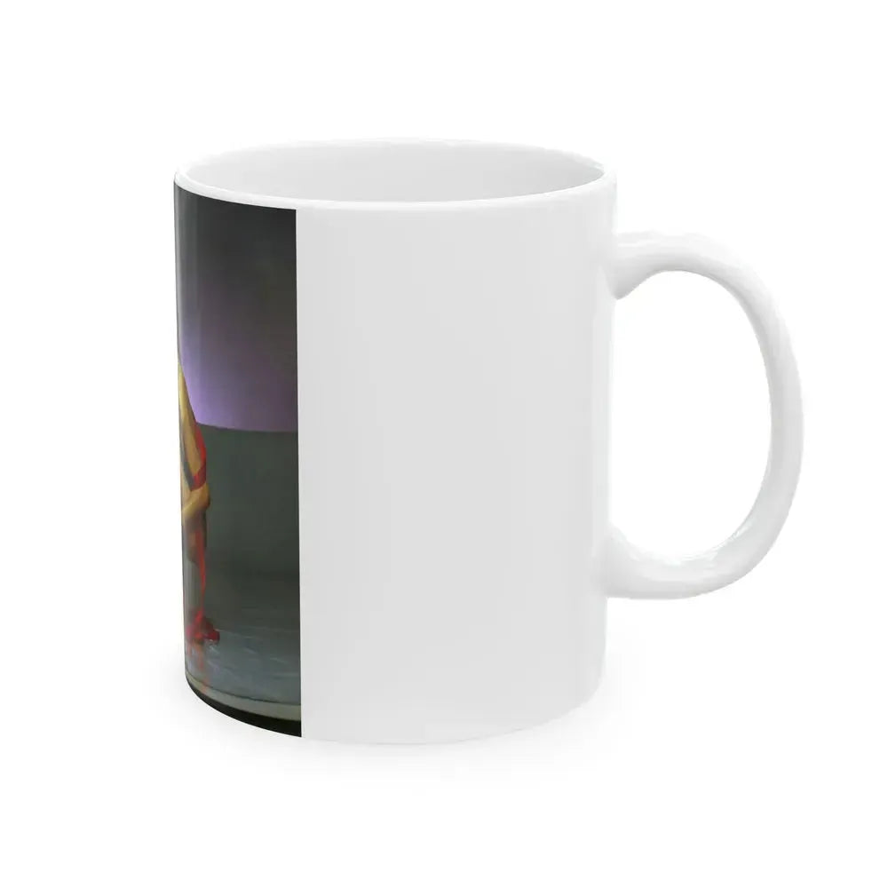 Barbara Carrera #95 (Vintage Female Icon) White Coffee Mug - Go Mug Yourself