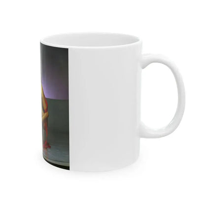 Barbara Carrera #95 (Vintage Female Icon) White Coffee Mug - Go Mug Yourself