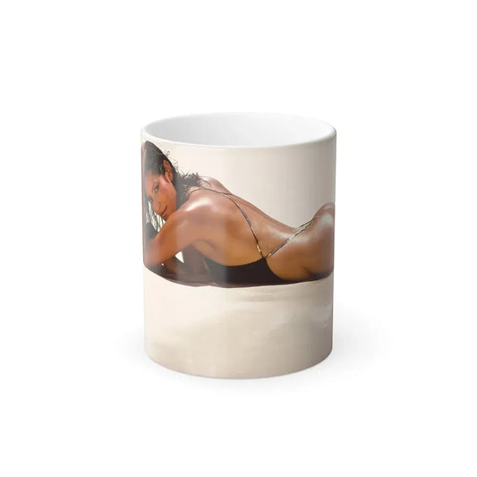 Barbara Carrera #97 (Vintage Female Icon) Color Changing Mug 11oz 11oz - Go Mug Yourself