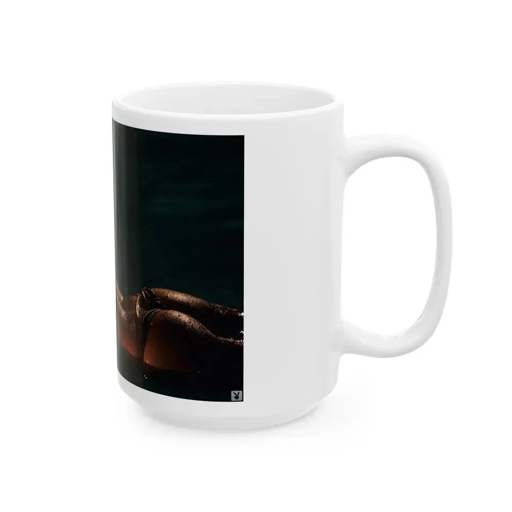 Barbara Carrera #99 (Vintage Female Icon) White Coffee Mug - Go Mug Yourself