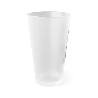 Barbara Darrow #06 (Vintage Female Icon) Frosted Pint Glass 16oz - Go Mug Yourself