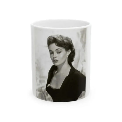 Barbara Darrow #06 (Vintage Female Icon) White Coffee Mug 11oz - Go Mug Yourself