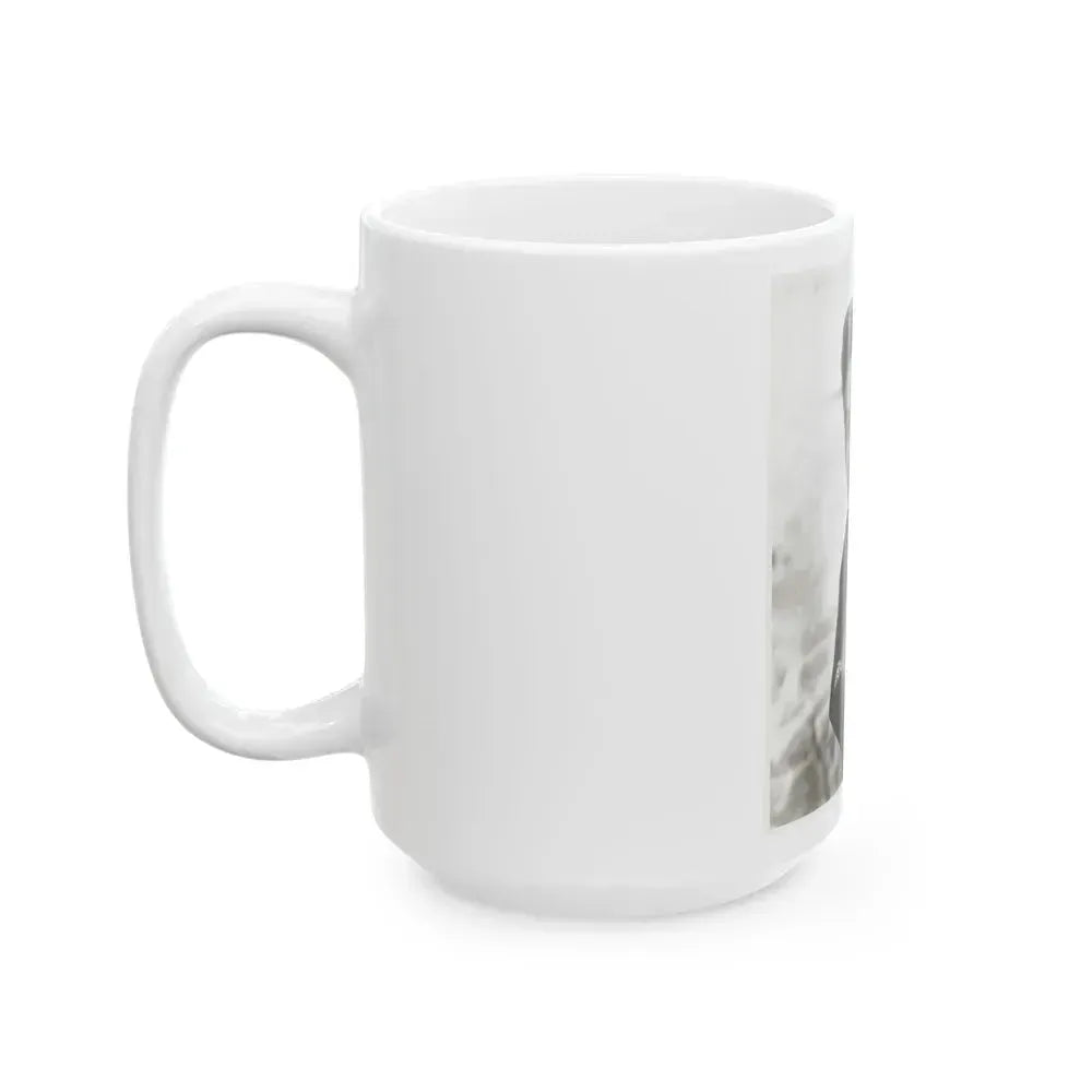 Barbara Darrow #06 (Vintage Female Icon) White Coffee Mug - Go Mug Yourself