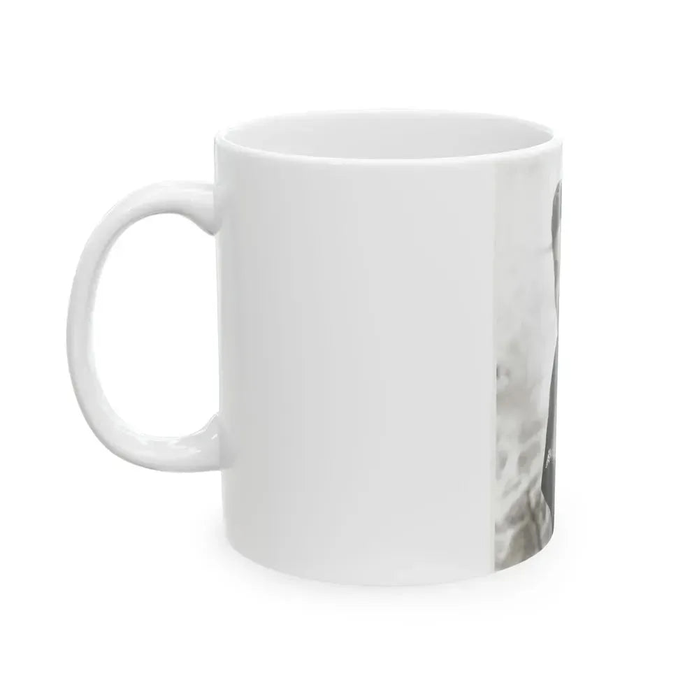 Barbara Darrow #06 (Vintage Female Icon) White Coffee Mug - Go Mug Yourself