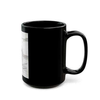 Barbara Darrow #07_1 (Vintage Female Icon) Black Coffee Mug - Go Mug Yourself