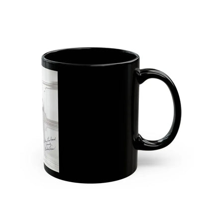 Barbara Darrow #07_1 (Vintage Female Icon) Black Coffee Mug - Go Mug Yourself