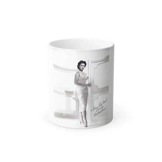 Barbara Darrow #07_1 (Vintage Female Icon) Color Changing Mug 11oz 11oz - Go Mug Yourself