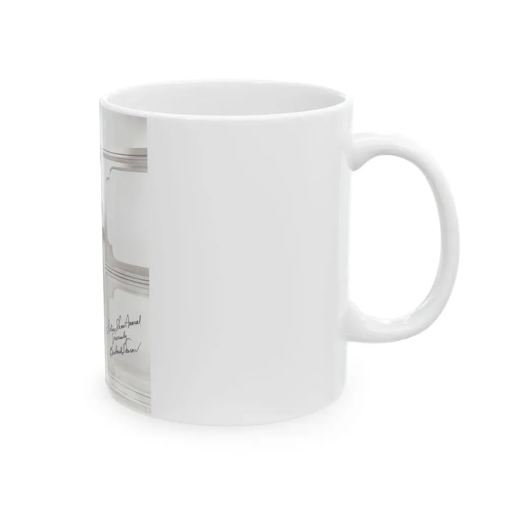 Barbara Darrow #07_1 (Vintage Female Icon) White Coffee Mug - Go Mug Yourself