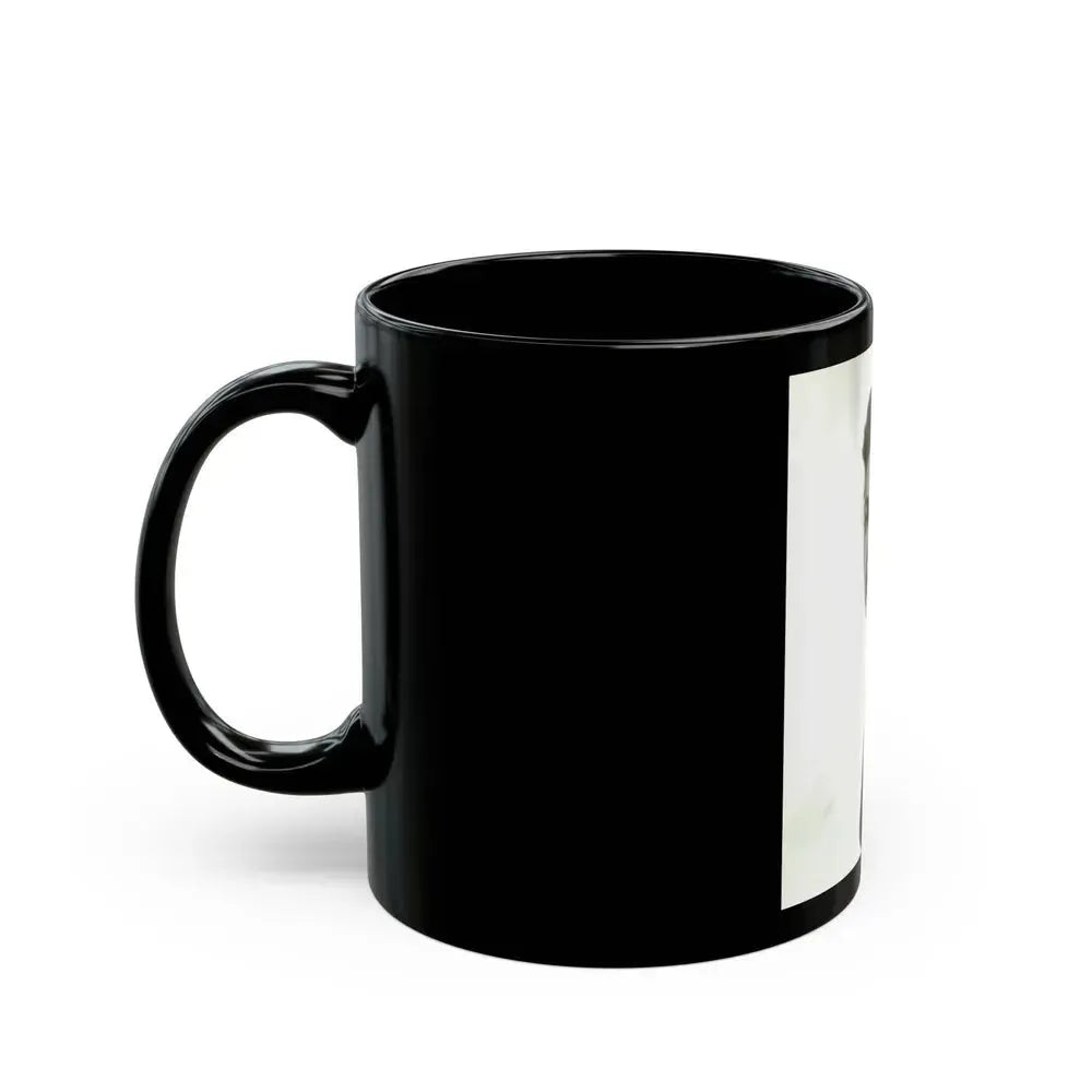 Barbara Darrow #08 (Vintage Female Icon) Black Coffee Mug - Go Mug Yourself