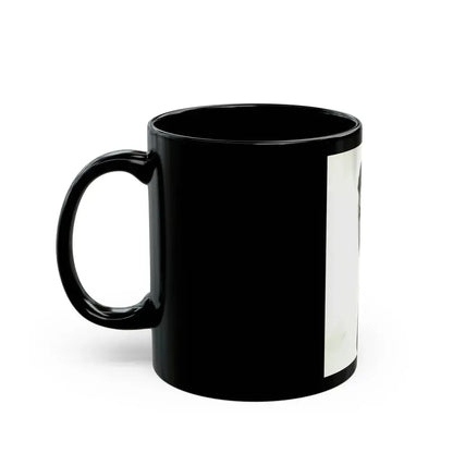 Barbara Darrow #08 (Vintage Female Icon) Black Coffee Mug - Go Mug Yourself