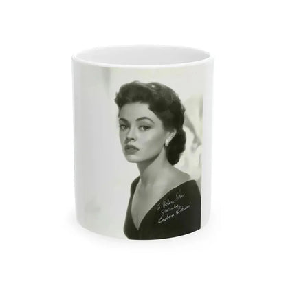 Barbara Darrow #08 (Vintage Female Icon) White Coffee Mug 11oz - Go Mug Yourself