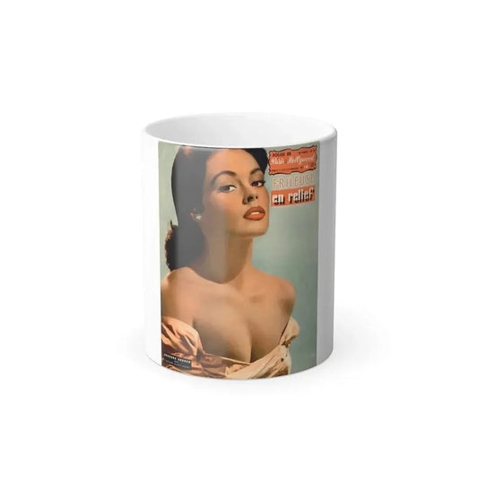 Barbara Darrow #10 (Vintage Female Icon) Color Changing Mug 11oz 11oz - Go Mug Yourself