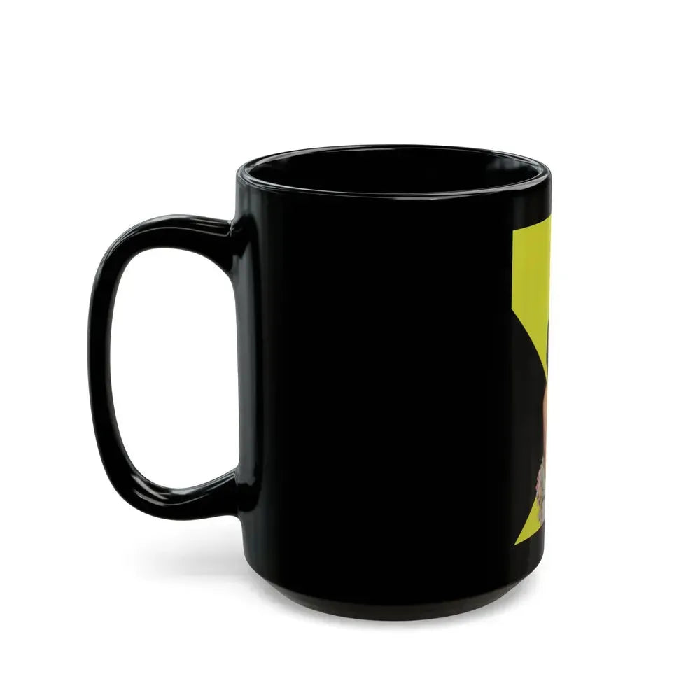 Barbara Darrow #11 (Vintage Female Icon) Black Coffee Mug - Go Mug Yourself