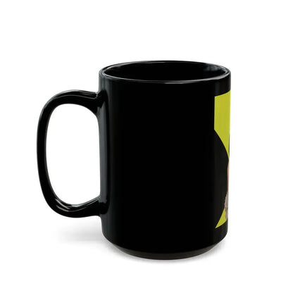 Barbara Darrow #11 (Vintage Female Icon) Black Coffee Mug - Go Mug Yourself