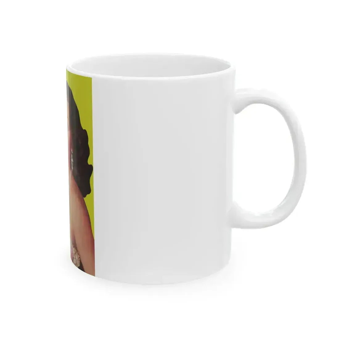 Barbara Darrow #11 (Vintage Female Icon) White Coffee Mug - Go Mug Yourself