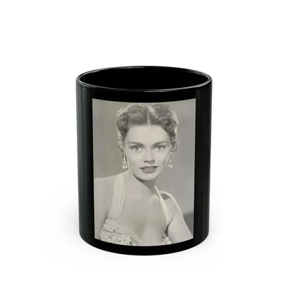 Barbara Darrow #16 (Vintage Female Icon) Black Coffee Mug 11oz - Go Mug Yourself
