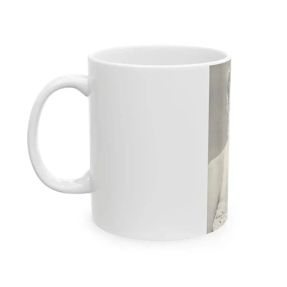 Barbara Darrow #16 (Vintage Female Icon) White Coffee Mug - Go Mug Yourself