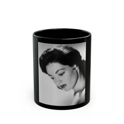 Barbara Darrow #17 (Vintage Female Icon) Black Coffee Mug 11oz - Go Mug Yourself
