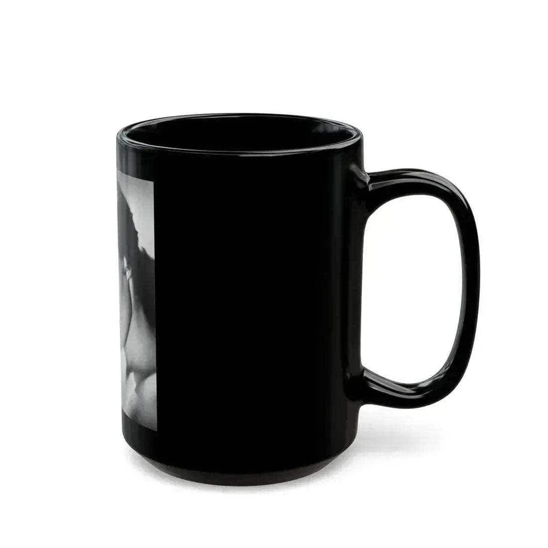 Barbara Darrow #17 (Vintage Female Icon) Black Coffee Mug - Go Mug Yourself