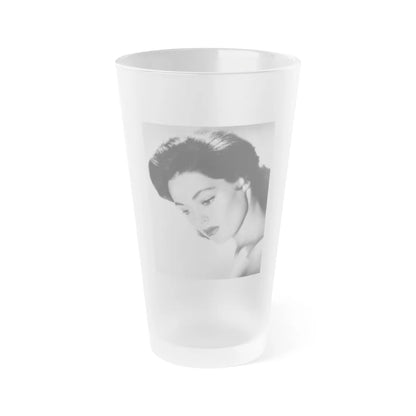 Barbara Darrow #17 (Vintage Female Icon) Frosted Pint Glass 16oz-16oz-Frosted-Go Mug Yourself