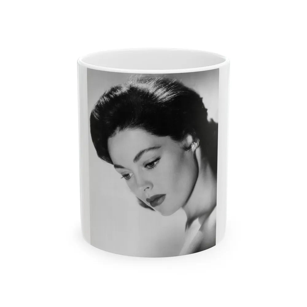 Barbara Darrow #17 (Vintage Female Icon) White Coffee Mug-11oz-Go Mug Yourself