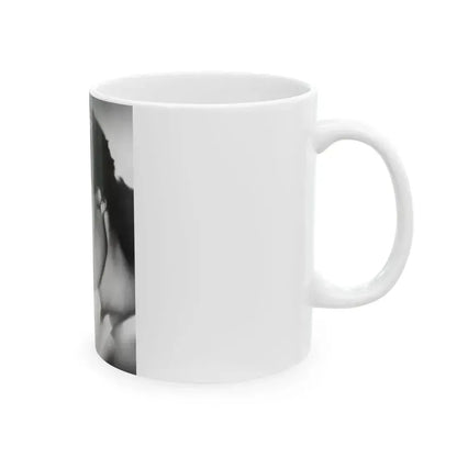 Barbara Darrow #17 (Vintage Female Icon) White Coffee Mug - Go Mug Yourself