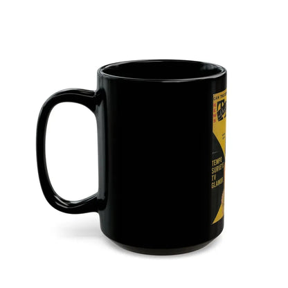Barbara Darrow #19 - Mag. Cover (Vintage Female Icon) Black Coffee Mug - Go Mug Yourself