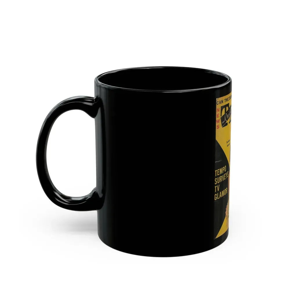 Barbara Darrow #19 - Mag. Cover (Vintage Female Icon) Black Coffee Mug - Go Mug Yourself